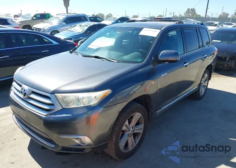 2013 Toyota Highlander Limited V6 из США, поврежденный, VIN 5TDYK3EH1DS099038